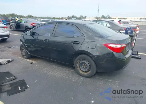 2015 Toyota Corolla Le z USA, uszkodzony, nr VIN 2T1BURHE7FC357997